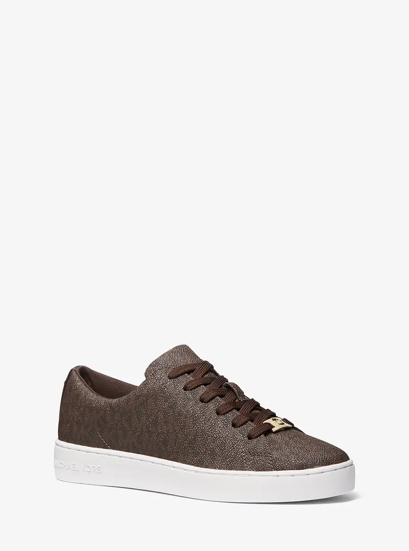 MK Sneaker Keaton con logo - Marrone - Michael Kors