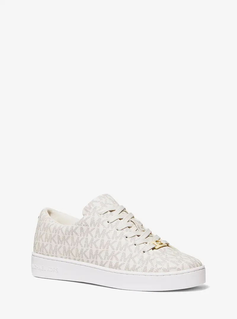 MK Sneaker Keaton con logo - Naturale - Michael Kors