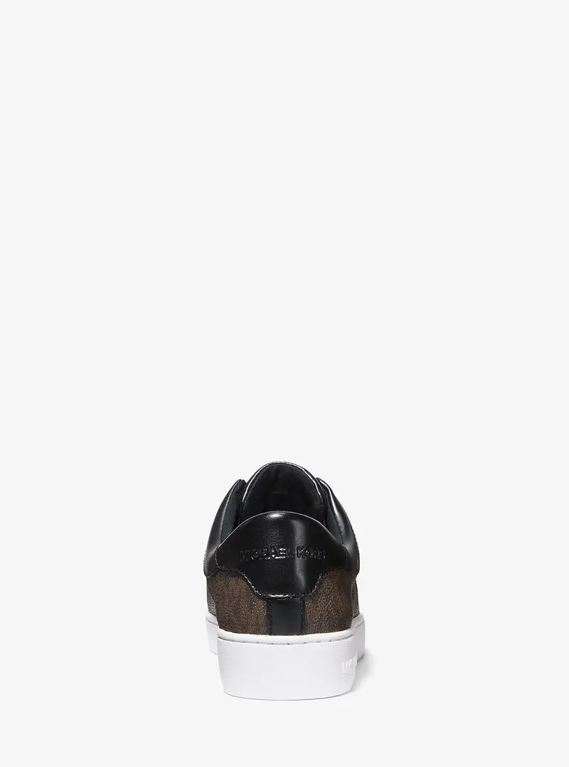 MK Sneaker Keaton con zip e logo - Marrone - Michael Kors miniatura 3