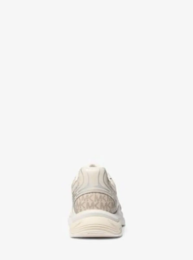 MK Sneaker Leo in materiale misto - Naturale - Michael Kors miniatura 2