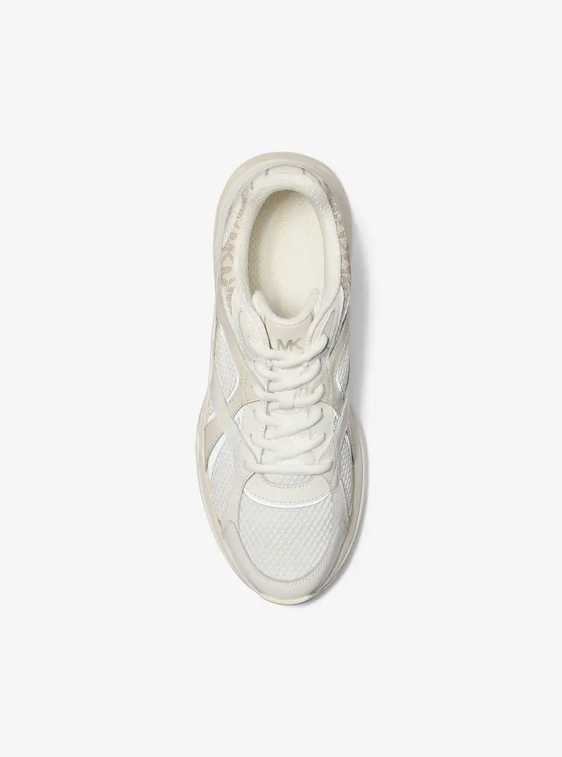 MK Sneaker Leo in materiale misto - Naturale - Michael Kors miniatura 3