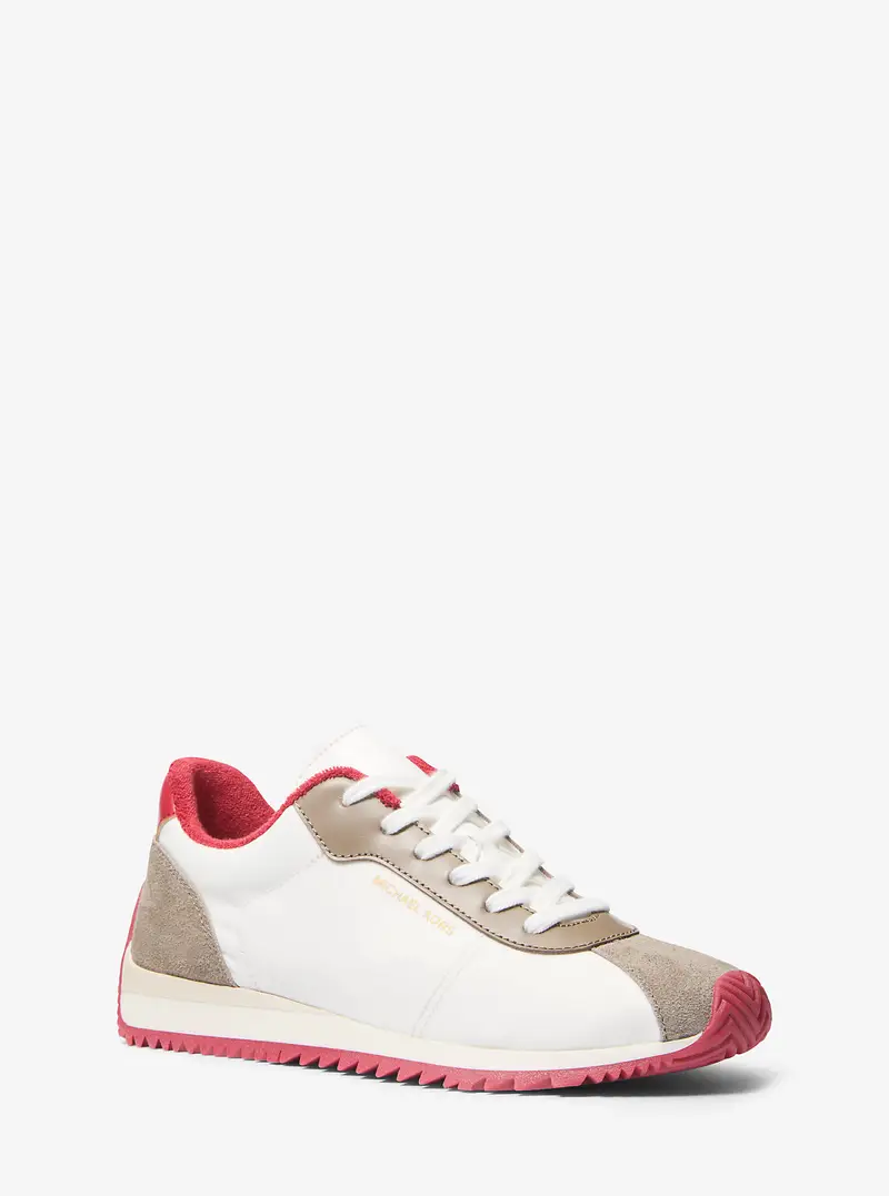 MK Sneaker Rhodes in materiale misto - Bianco - Michael Kors