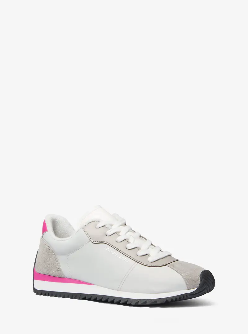 MK Sneaker Rhodes in materiale misto - Grigio - Michael Kors