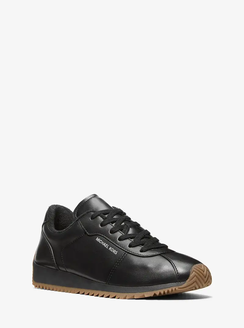 MK Sneaker Rhodes in pelle - Nero - Michael Kors