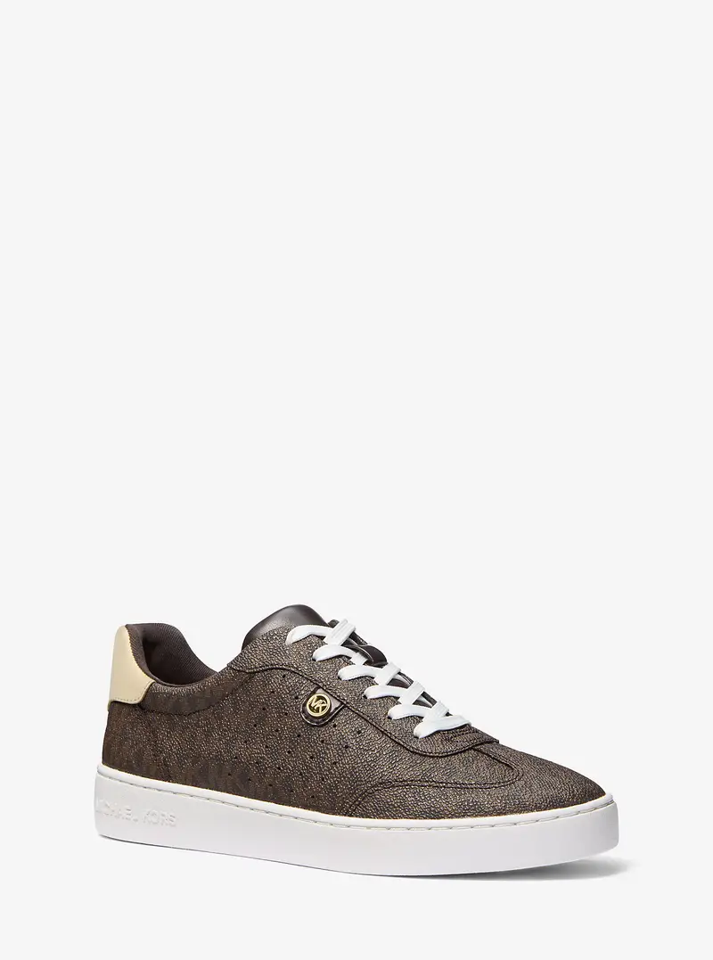 MK Sneaker Scotty con logo - Marrone - Michael Kors