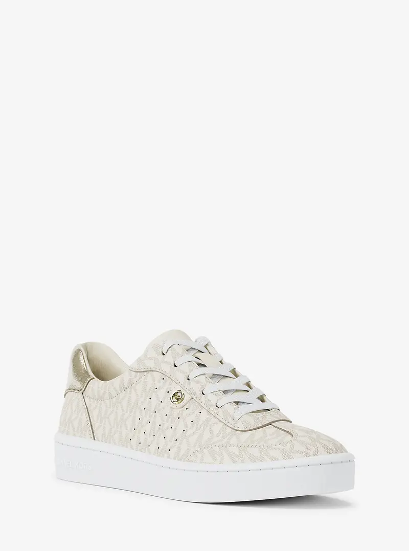 MK Sneaker Scotty con logo - Naturale - Michael Kors