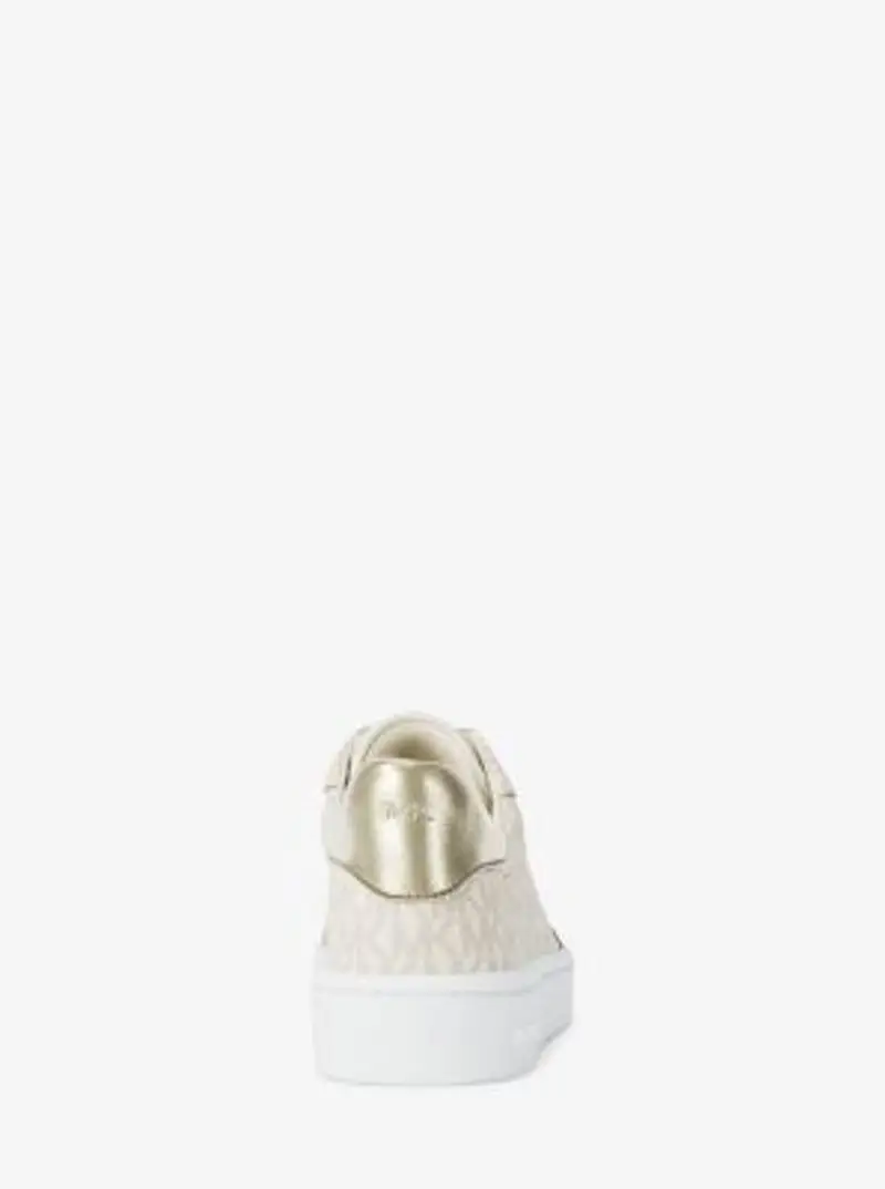 MK Sneaker Scotty con logo - Naturale - Michael Kors miniatura 3