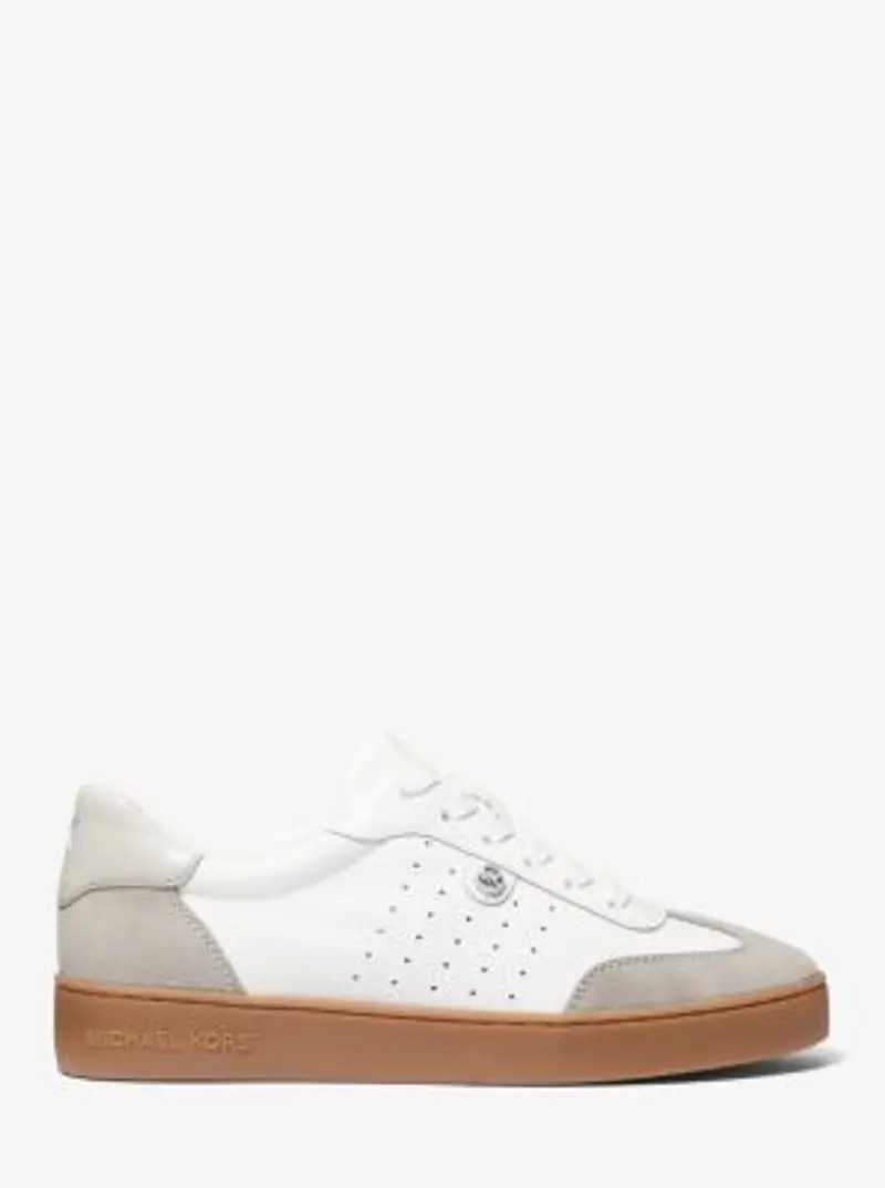 MK Sneaker Scotty in pelle - Grigio - Michael Kors miniatura 2
