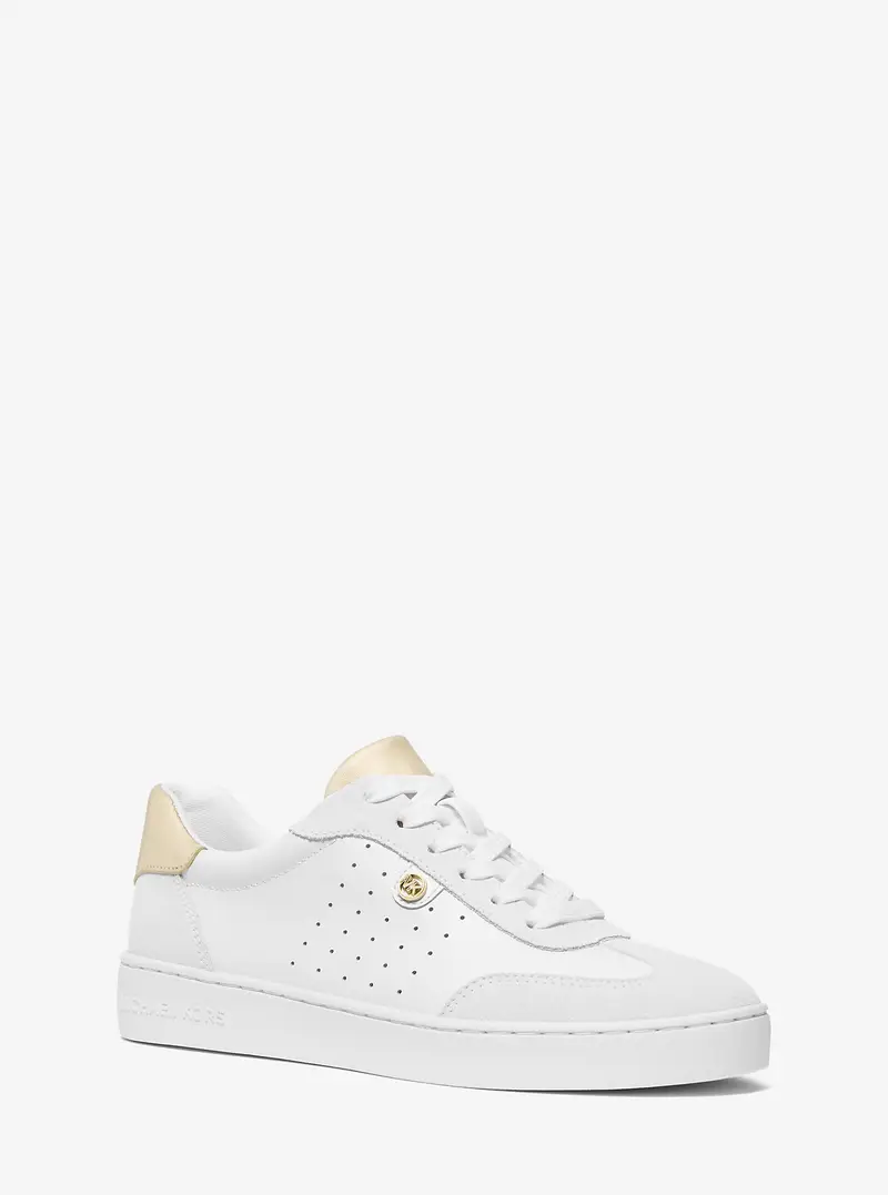 MK Sneaker Scotty in pelle - Oro - Michael Kors