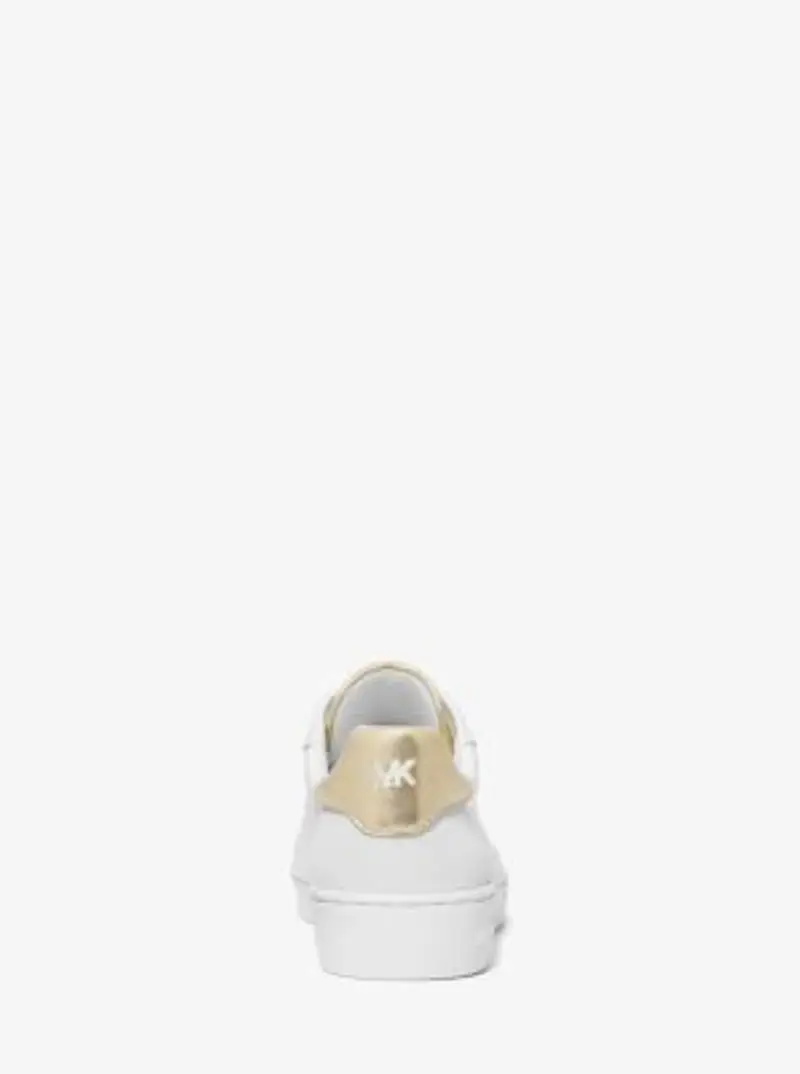 MK Sneaker Scotty in pelle - Oro - Michael Kors miniatura 2