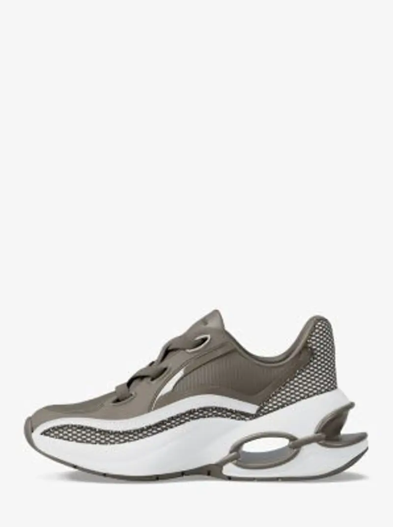 MK Sneaker Toni in materiale misto - Naturale - Michael Kors miniatura 3