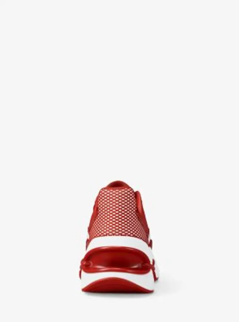 MK Sneaker Toni in materiale misto - Rosso - Michael Kors miniatura 2