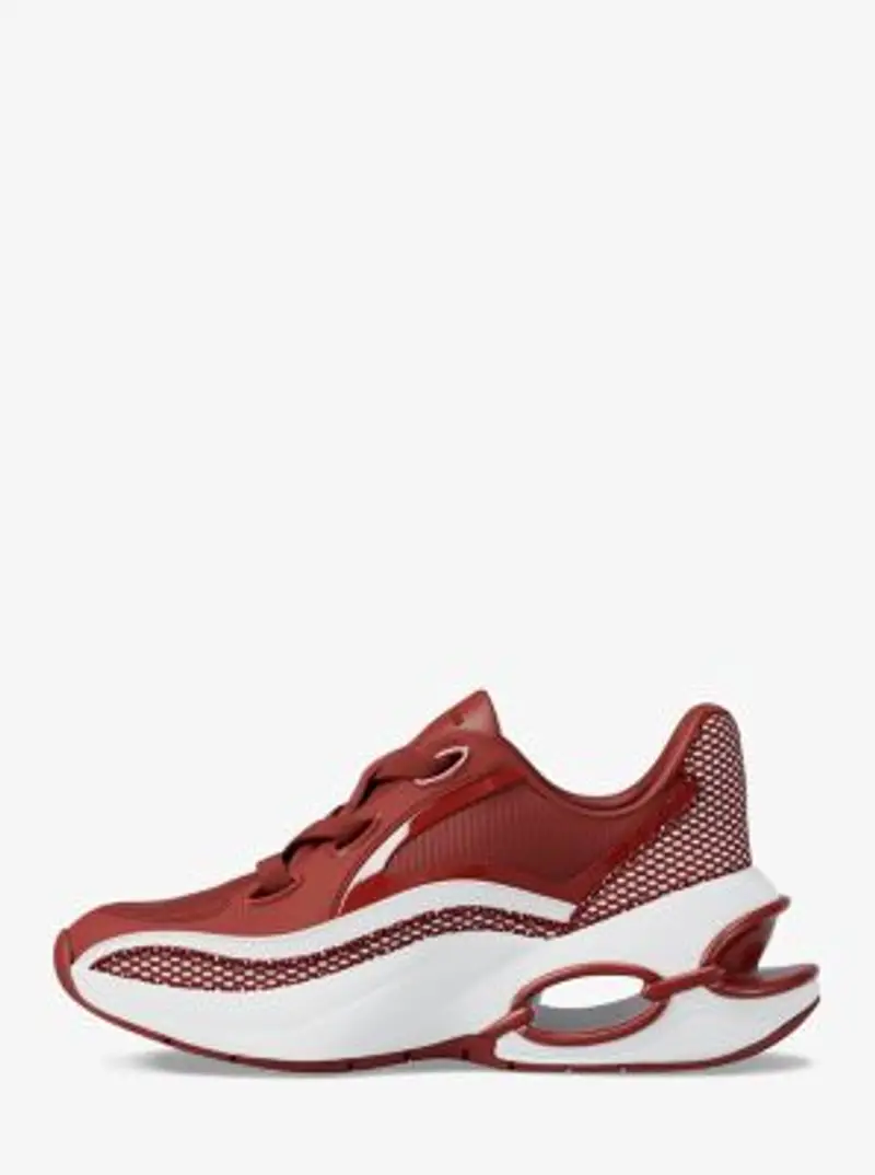 MK Sneaker Toni in materiale misto - Viola - Michael Kors miniatura 3