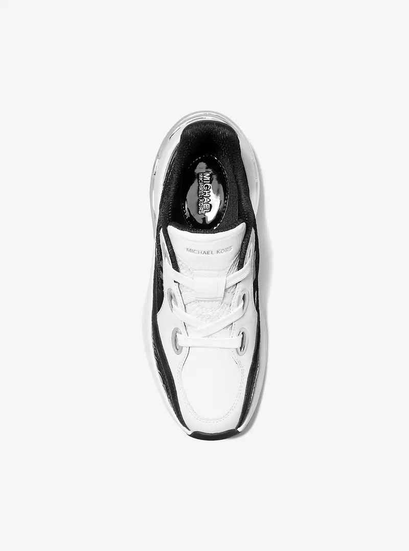 MK Sneaker Toni in materiali misti - Nero - Michael Kors miniatura 3