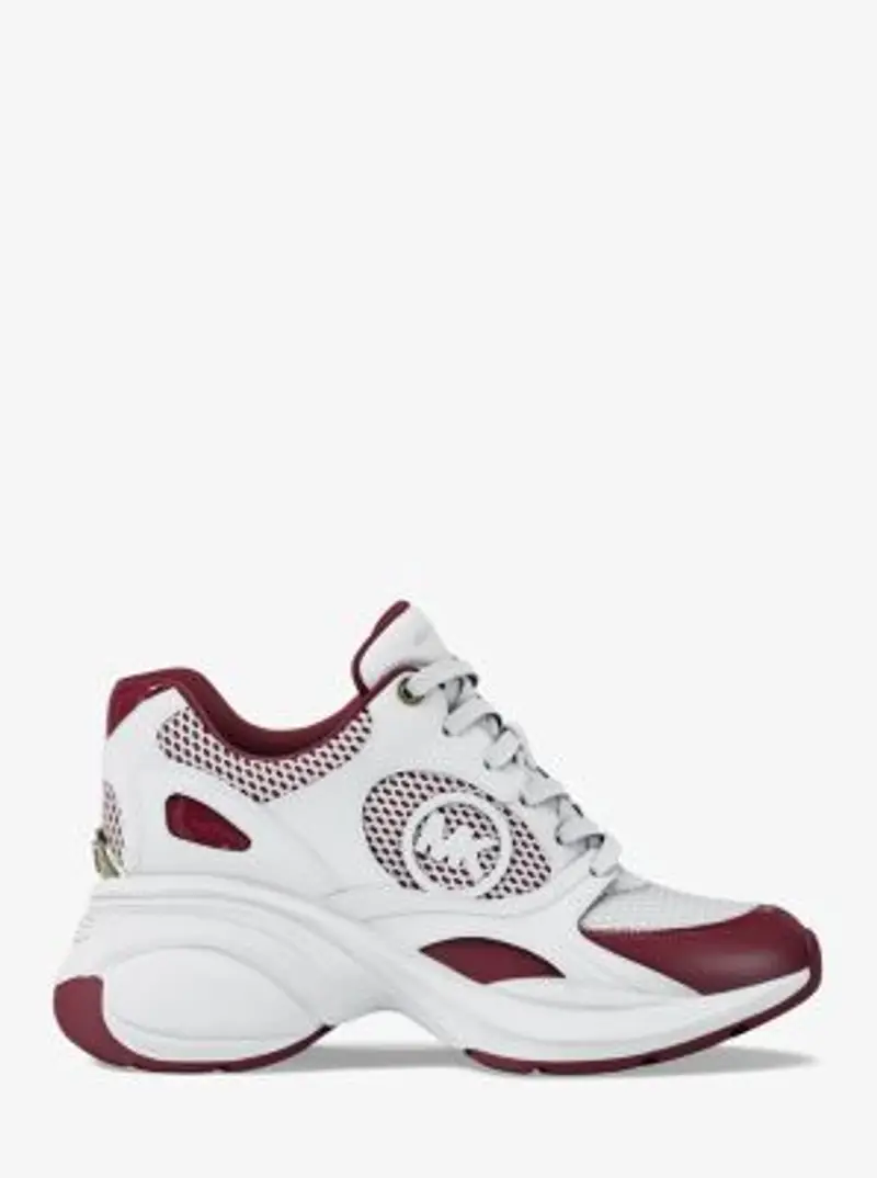 MK Sneaker Zuma in pelle e mesh - Viola - Michael Kors miniatura 2