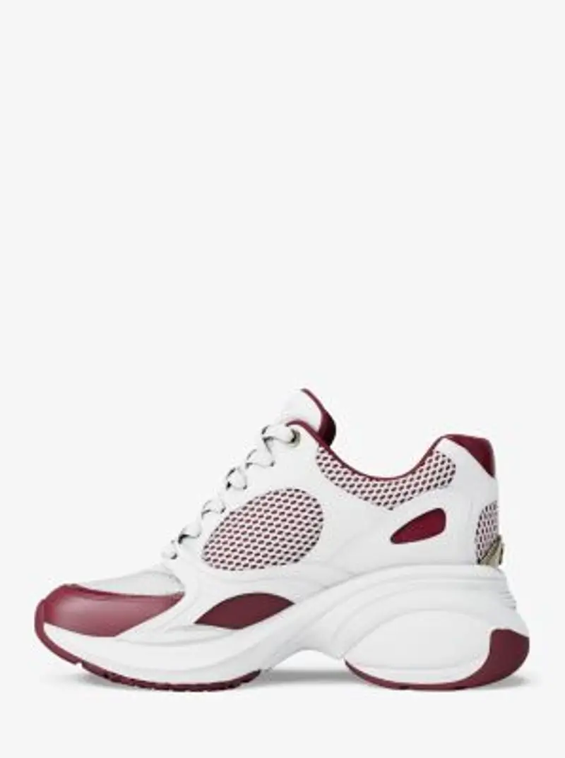 MK Sneaker Zuma in pelle e mesh - Viola - Michael Kors miniatura 3