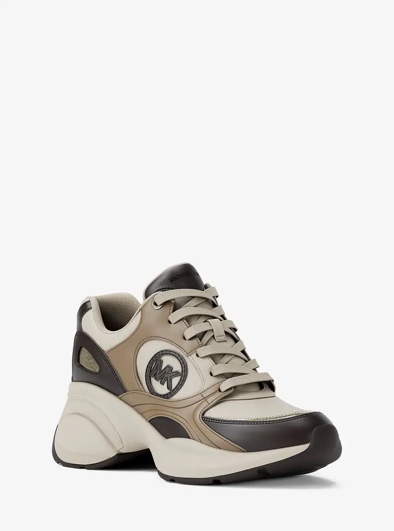 MK Stivale Darius in materiale misto - Marrone - Michael Kors