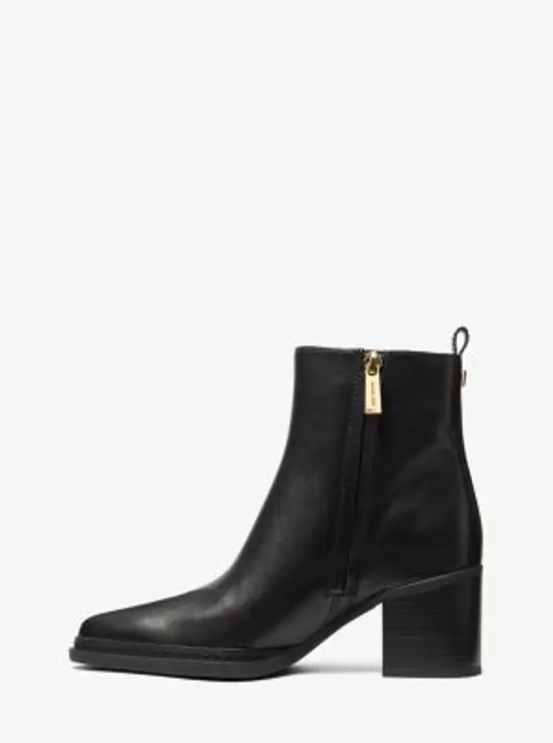 MK Stivale Lex in pelle - Nero - Michael Kors miniatura 2