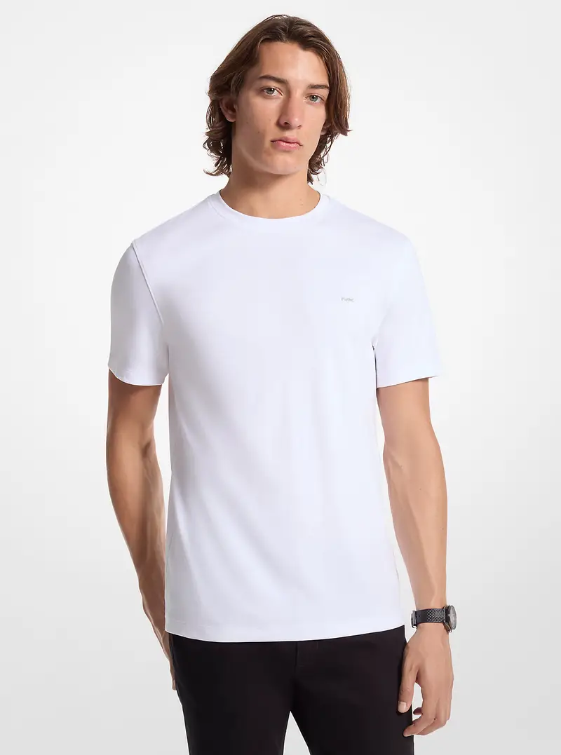 Michael Kors Mens T-shirt Bianco 936210