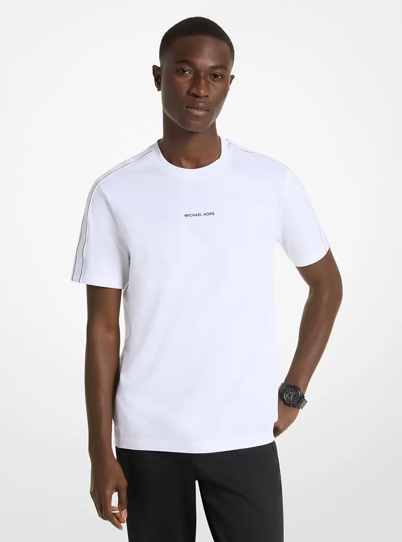 Michael Kors Mens T-shirt Bianco 932955