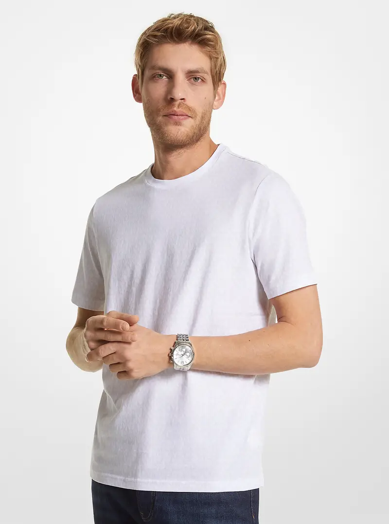 Michael Kors Mens T-shirt Bianco 932790