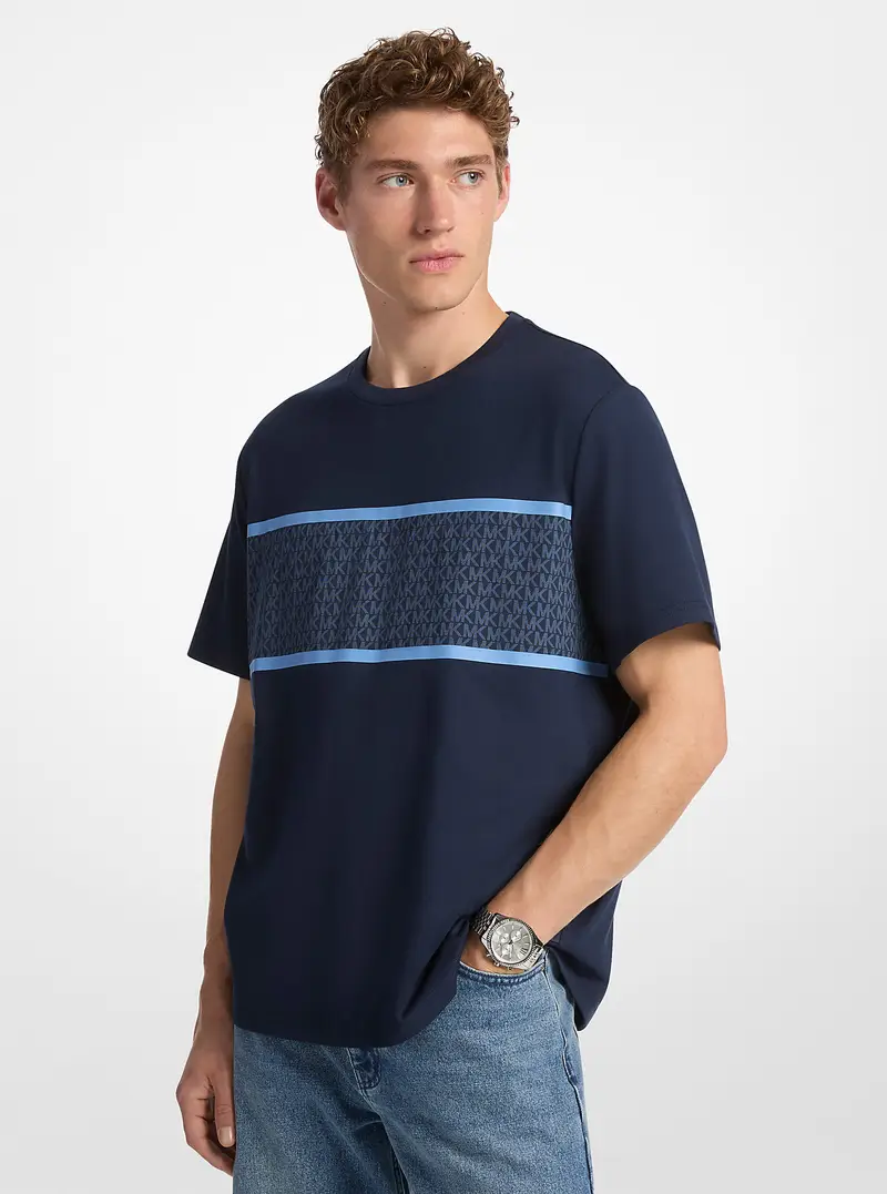 Michael Kors Mens T-shirt Blu 1165942