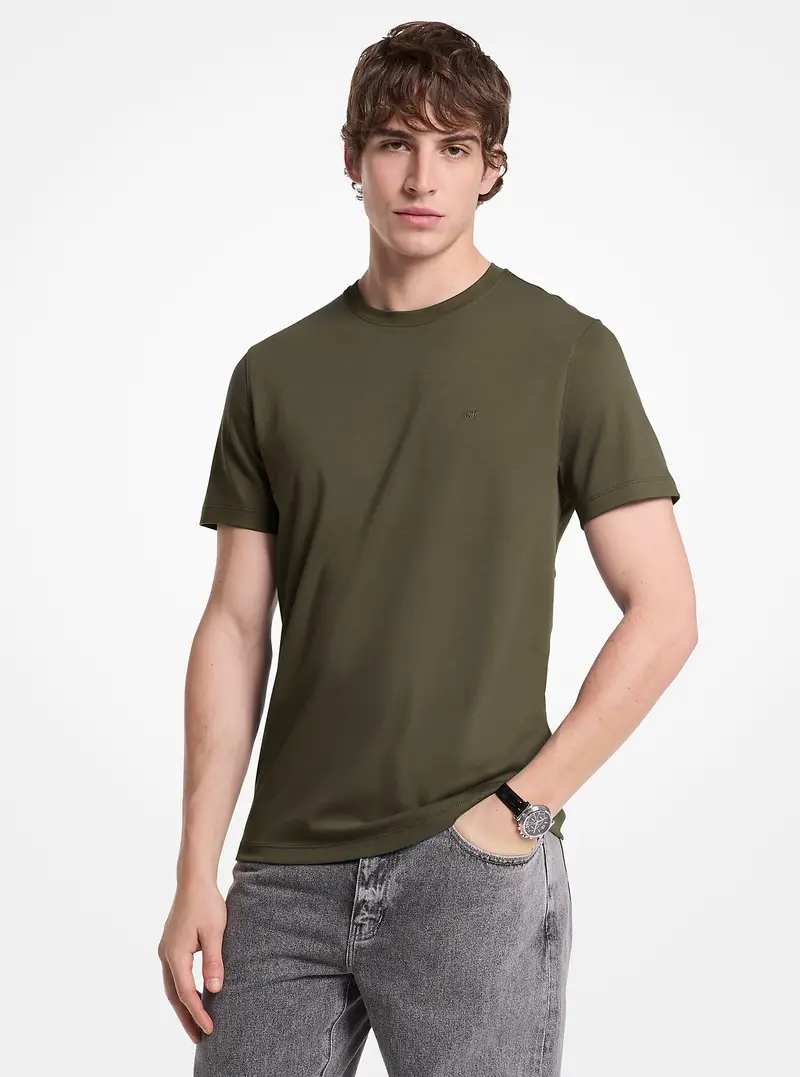 Michael Kors Mens T-shirt Verde 1191059