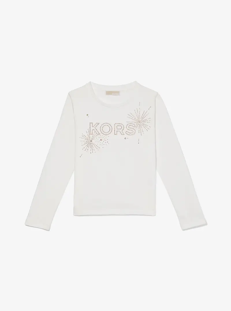 Michael Kors Kids T-shirt Beige 933489 miniatura 2