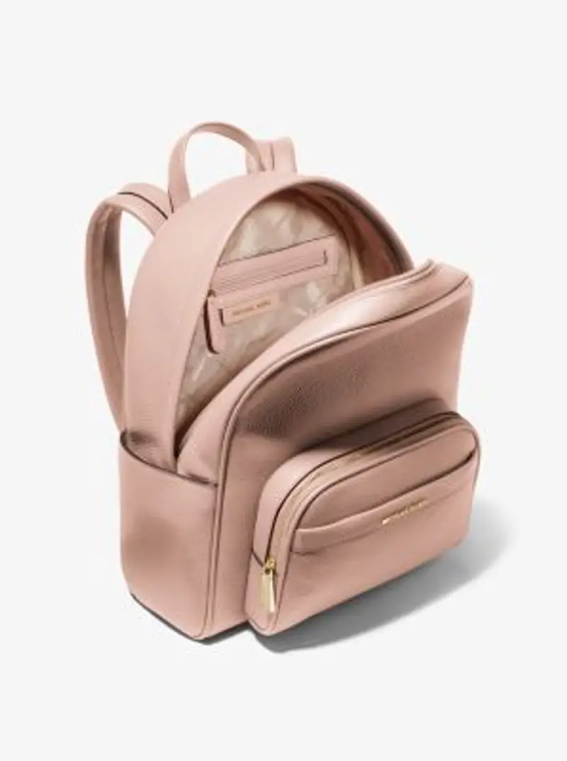 MK Zaino Bex medio in pelle martellata - Rosa - Michael Kors miniatura 2