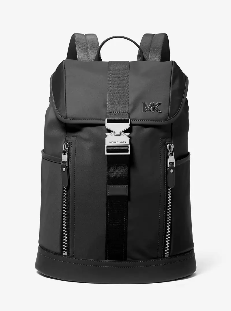 MK Zaino stile aviatore Eli in nylon - Nero - Michael Kors