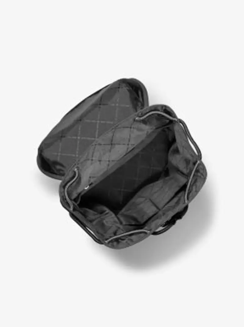 MK Zaino stile aviatore Eli in nylon - Nero - Michael Kors miniatura 2