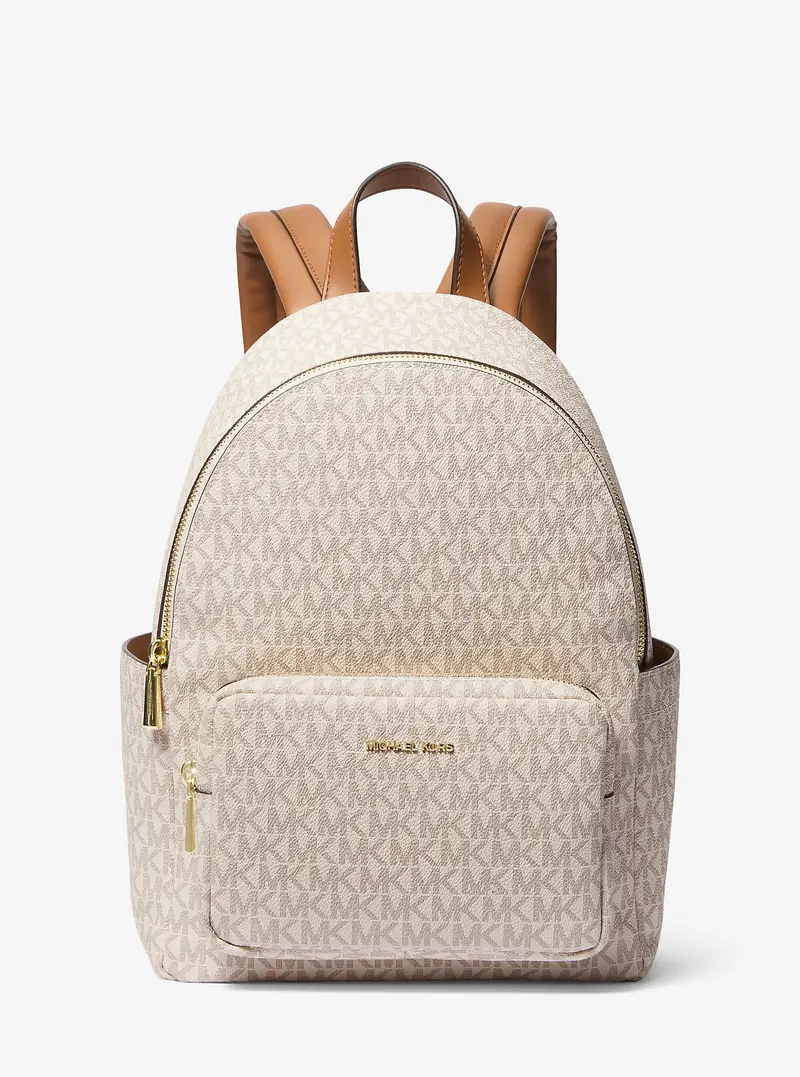 MK Zaino Tanner medio con stampa logo - Naturale - Michael Kors miniatura 2