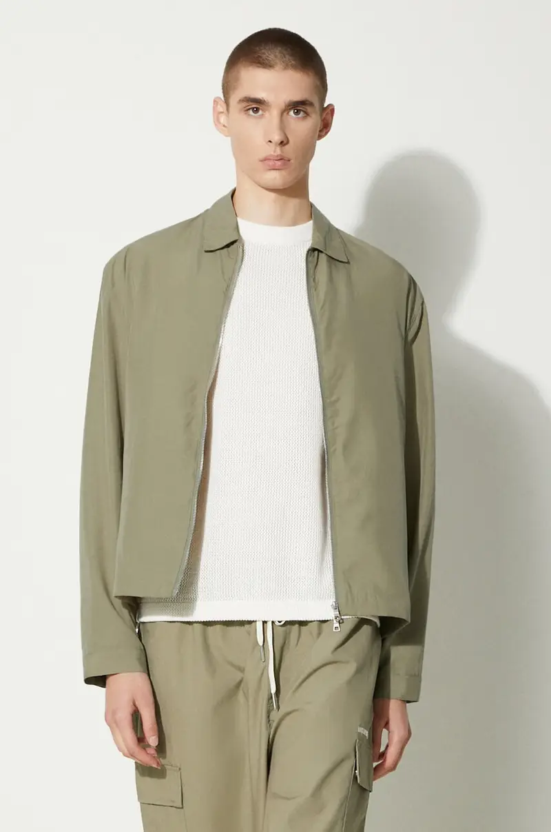 giacca Tencel Rider Jacket uomo colore nero TENCEL.RIDER.JACKET Verde