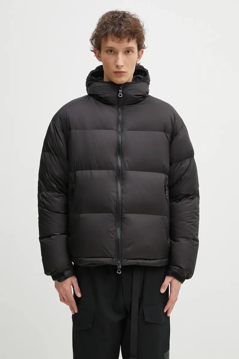 piumino Translucent Bubble Jacket colore nero TRANSLUCENT.BUBBLE.BL