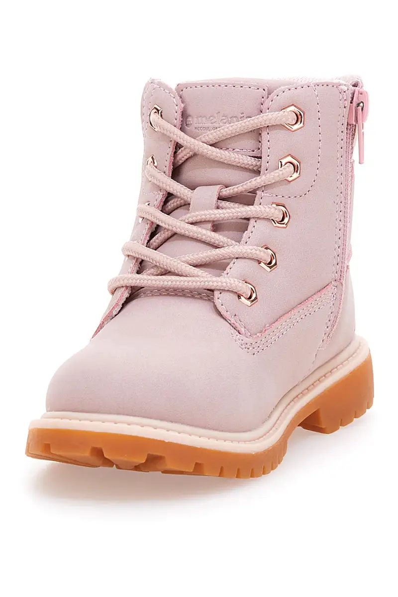 Polacchini rosa con suola carrarmato MKIDS MG25165 [ROSA] miniatura 3