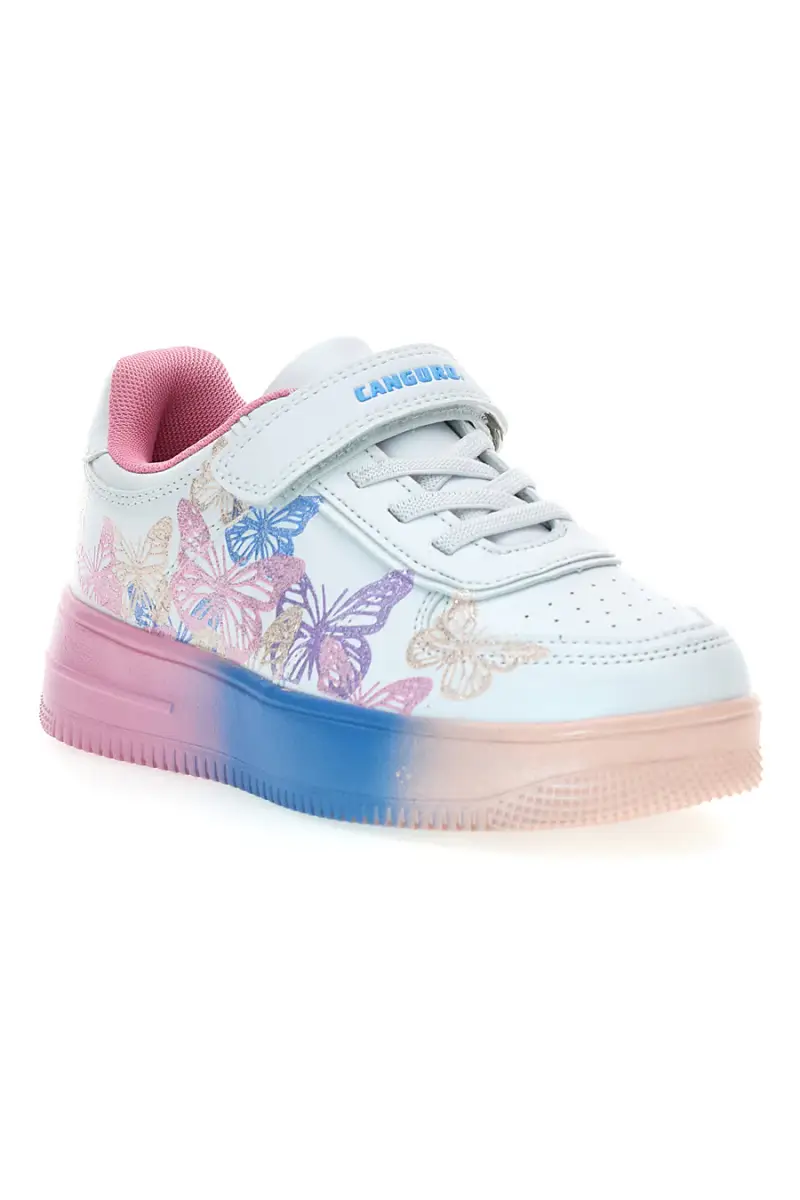 Sneakers bianche con farfalle e luci M-kids MG25123 [MULTICOLOR] miniatura 2
