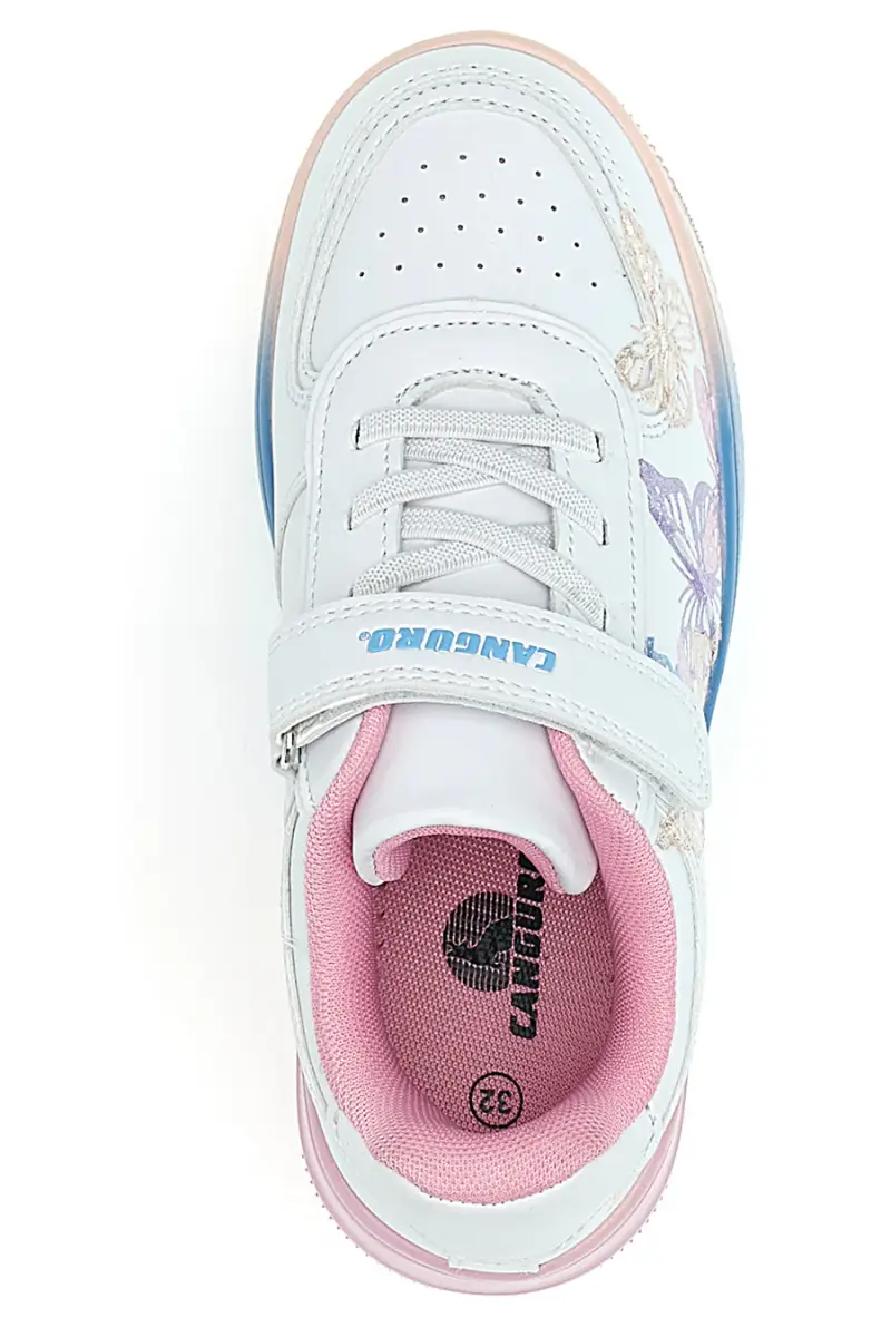 Sneakers bianche con farfalle e luci M-kids MG25123 [MULTICOLOR] miniatura 3