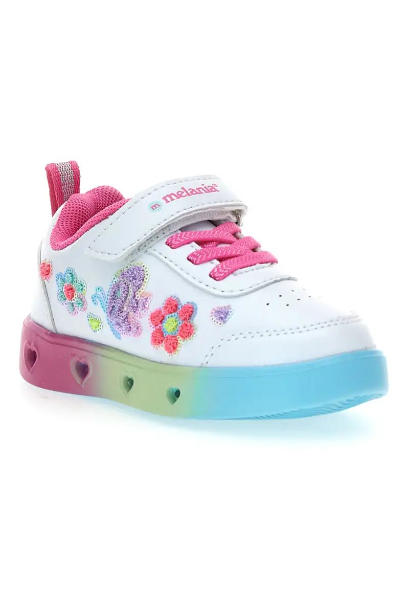 Sneakers bianche con luci multicolore M-Kids MG25111 [BIANCO] miniatura 2