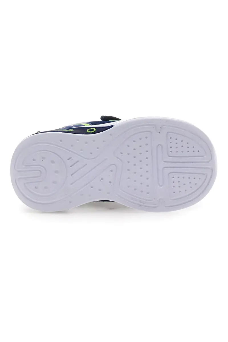 Sneakers blu con luci a LED e dettagli grafici M-Kids MG251551 [BLUE] miniatura 4