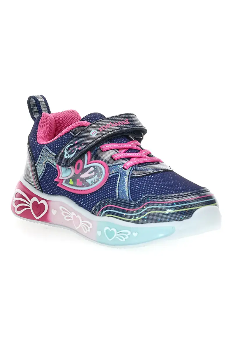 Sneakers blu con luci colorate M-Kids MG25104 [BLU] miniatura 2