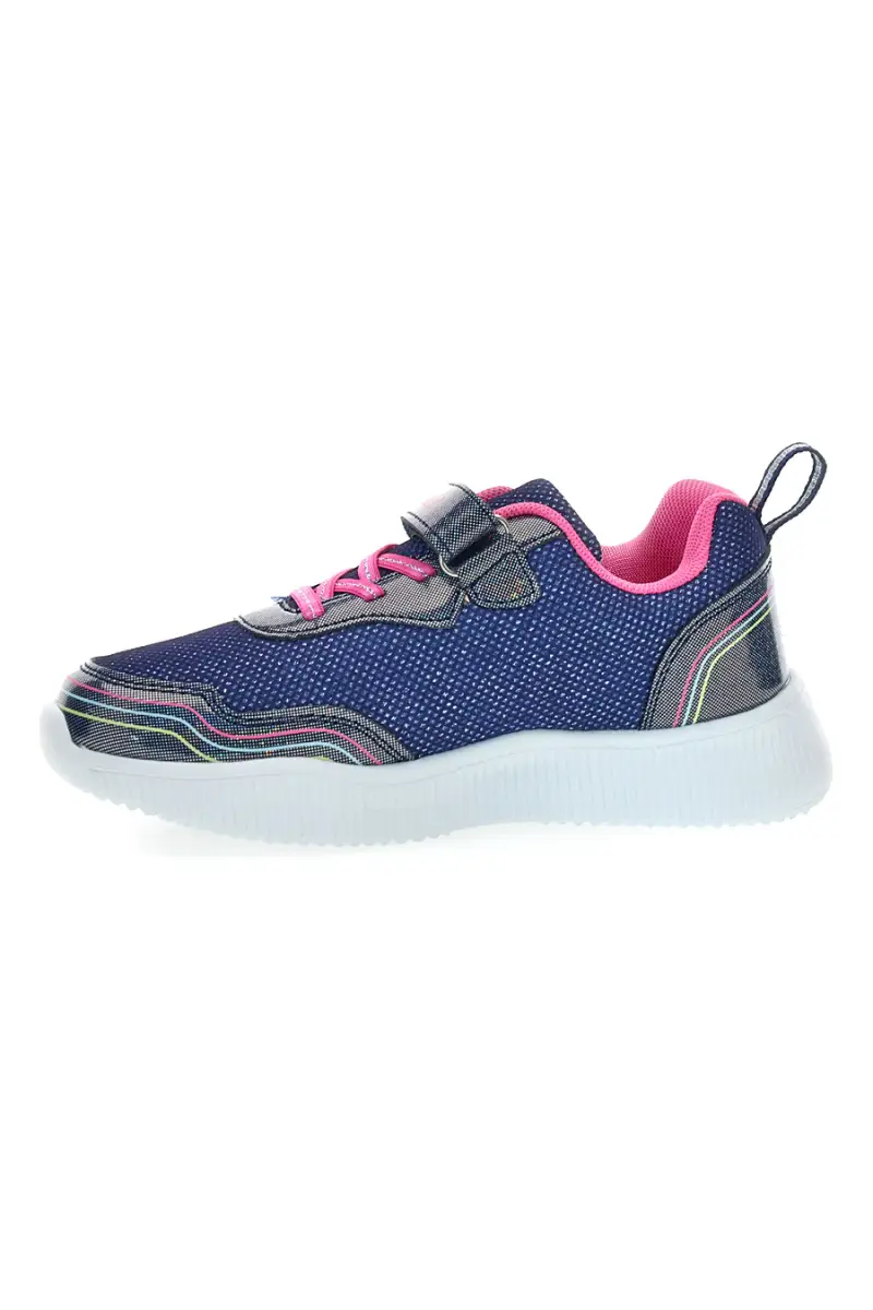 Sneakers blu con luci colorate M-Kids MG25104 [BLU] miniatura 4