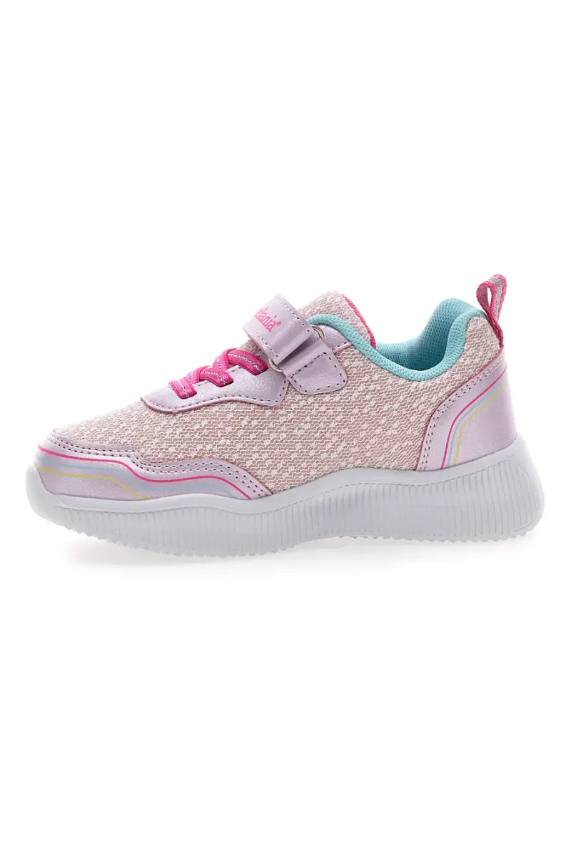 Sneakers rosa con luci e dettagli glitter M-Kids MG25104 [ROSA] miniatura 4