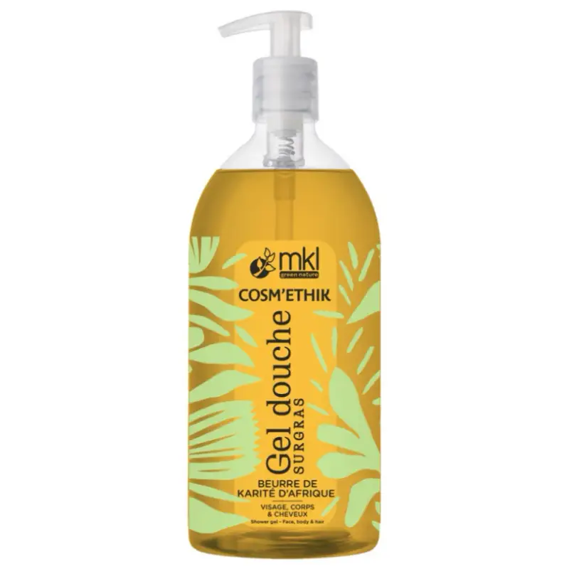 Cosm'Ethik - Gel Doccia Surgras al Burro di Karitè Africano 1L