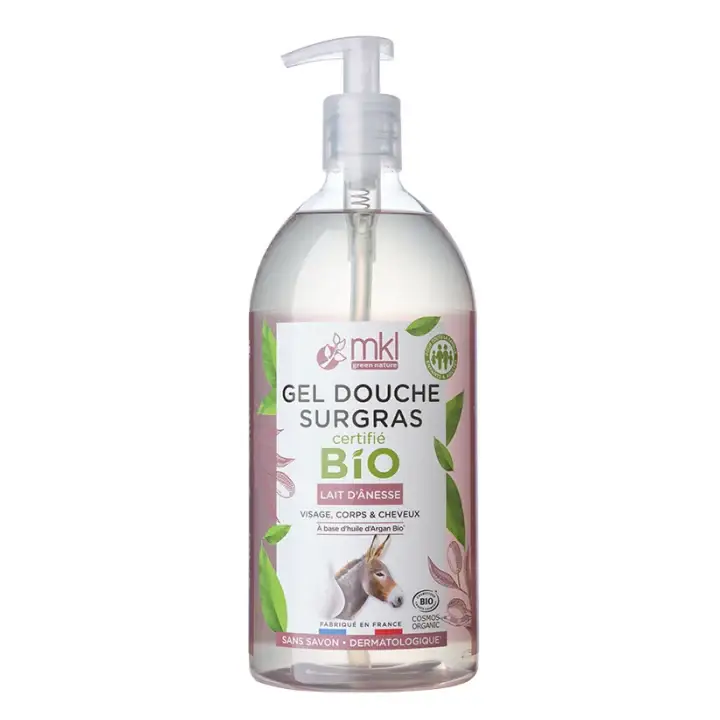Gel Doccia Supergrasso con Latte d'Asina BIOLOGICO 1L