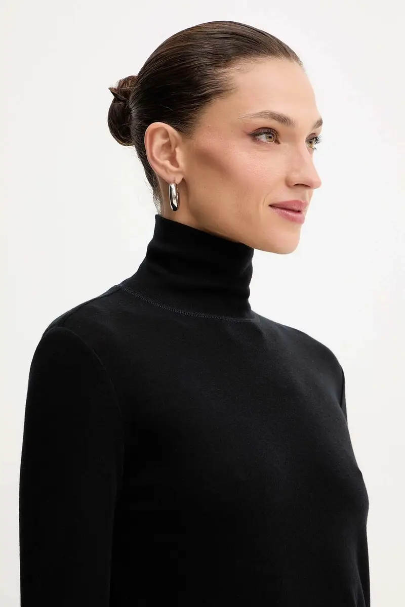 camicetta a maniche lunghe con lana BLASY colore nero 2526946028600 miniatura 4