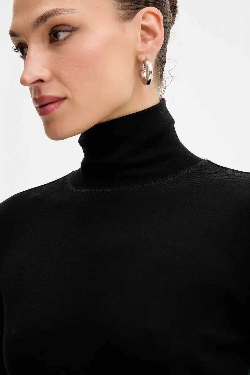 camicetta a maniche lunghe con lana BLASY colore nero 2526946028600 miniatura 5