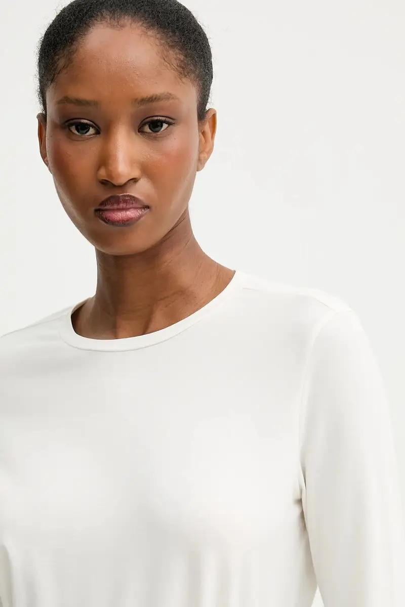 camicia a maniche lunghe CRIS colore beige 2526946057600 miniatura 4