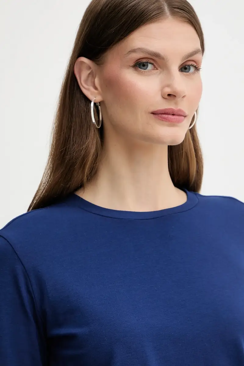 camicia a maniche lunghe CRIS colore blu 2526946057600 miniatura 4