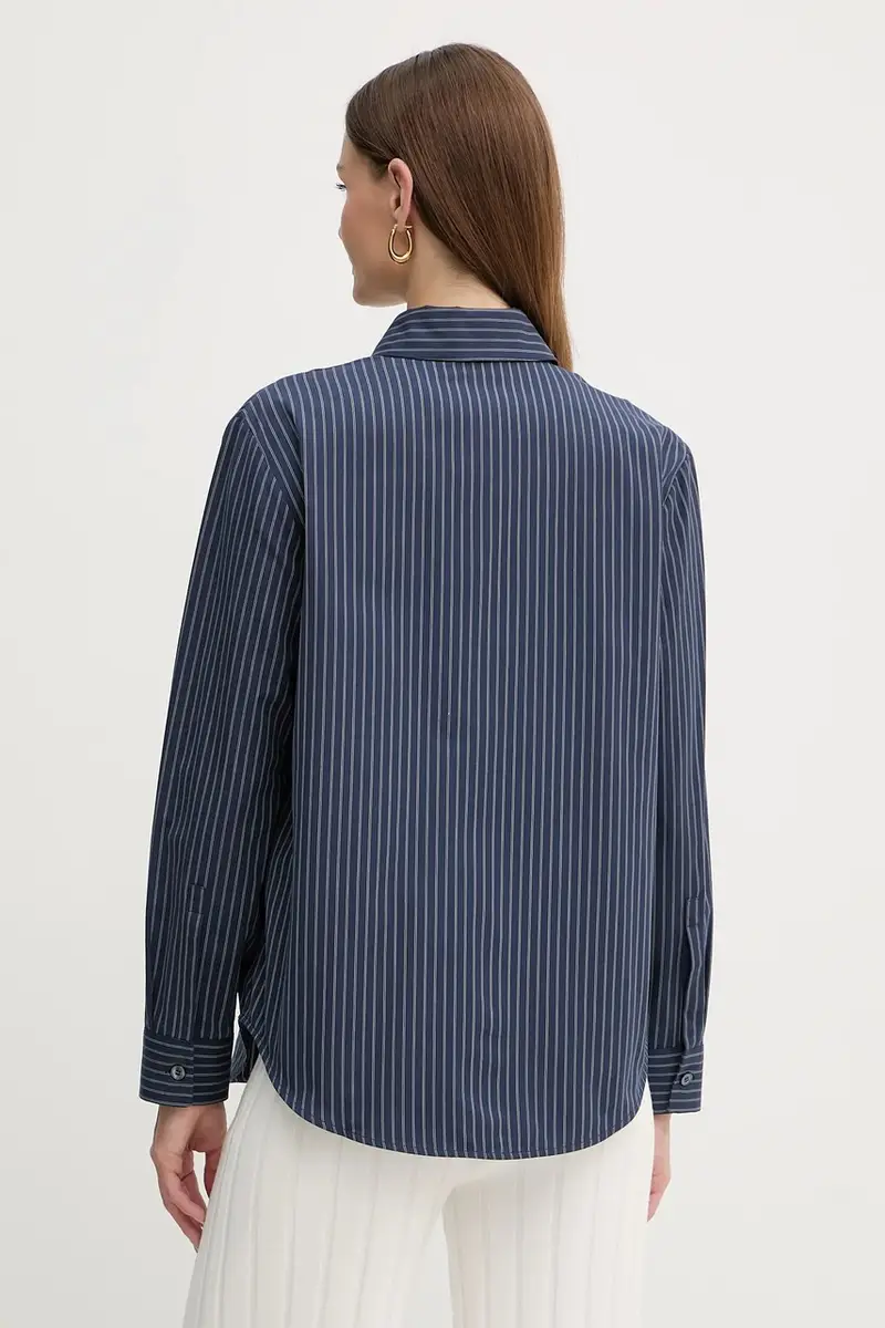 camicia in cotone EFFIGE donna colore blu navy 2526116037600 miniatura 3