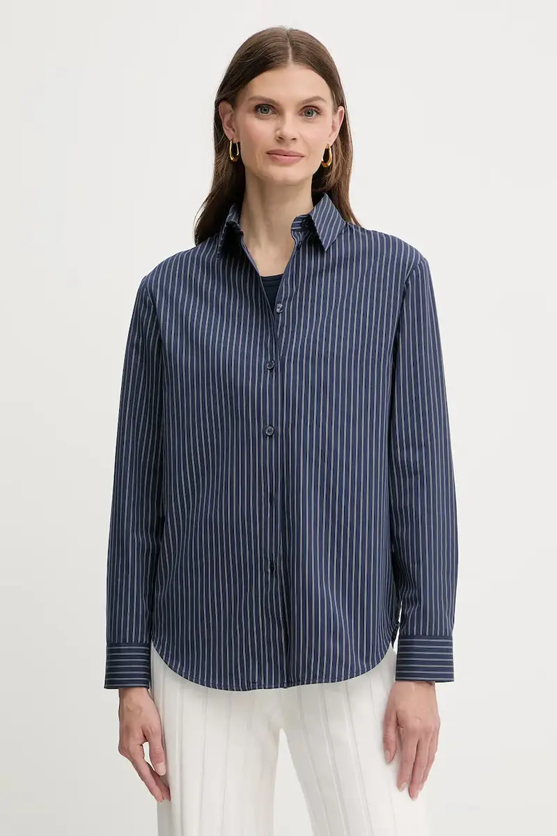 camicia in cotone EFFIGE donna colore blu navy 2526116037600